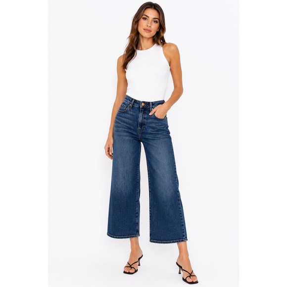 Kut from the Kloth Denim - Kut from the Kloth Charlotte High Rise Wide Leg Jeans Commendatory Size 8 NWT
